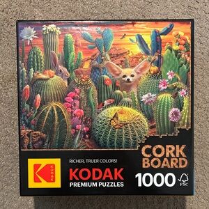 Kodak Cork Board Cactus Critters 1000 piece jigsaw puzzle